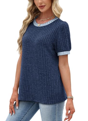 55% Off Sipaya Women's Short Sleeve Sweater Tunic Top