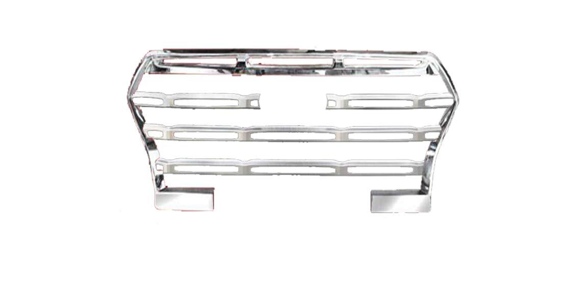 CAR SAAZ Full Chrome Strips for Front Grill Compatible with Creta Type 3(2020-2023)