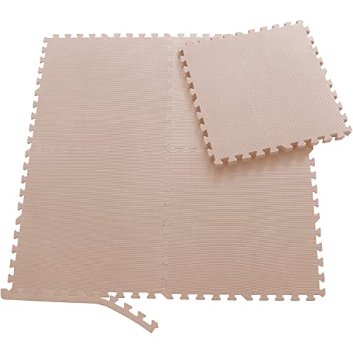 Sporttrend 24® Beschermende mattenset 4-72-delig in zwart en andere kleuren 60x60x1 cm | vloerbeschermingsmat onderlegmat puzzelmat voor fitnessapparaten sporttoestellen trainingsapparaten - Afbeelding 3