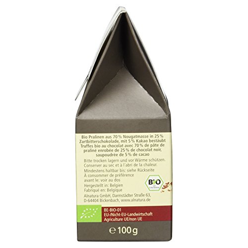 Alnatura Alnatura Sélection Bio Trüffel Nougat, 100g - Detailansicht 2 | Belgische Pralinen
