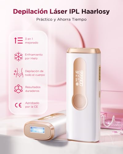 Depiladora Laser IPL con Refrigeración, Innovadora Función 3 en 1, 9 Niveles de Energía, 999,900 Flashes, Depiladora Luz Pulsada Indolora para Todo el Cuerpo 2 - imagen 2