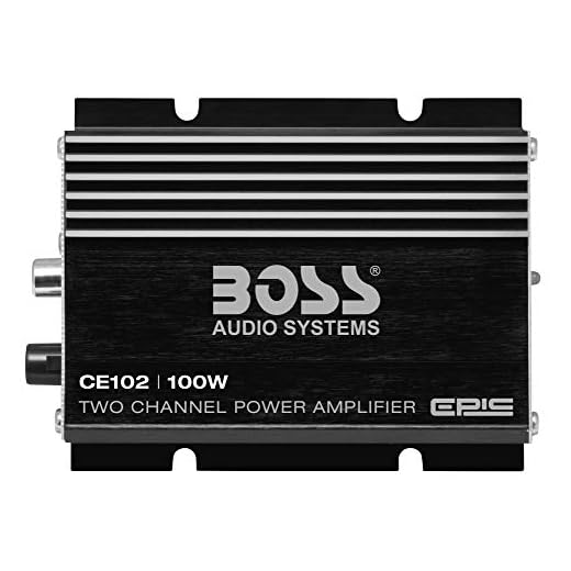 BOSS Audio Systems CE102 2 Channel 100 Output Car Amplifier