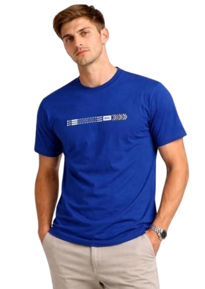 Men's Cotton BlendHalf Sleeves T-Shirt Without Pocket Comfortable, Breathable, Lightweight, Skin Friendly Fabric-picture-36
