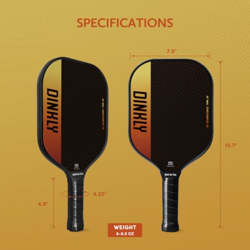 Image of Pickleball Paddles Set of 2 /4- USAPA Approved Graphite /Fiberglass Pickleball Racket, 2 Pickleball Rackets, 4 Balls and 1 Portable Carry Bag, Aesthetic Pickle Ball Set for Men Women Beginners