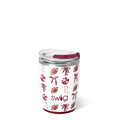 Swig Life 12oz Insulated Tumbler with Lid, We've Got Spirit Maroon