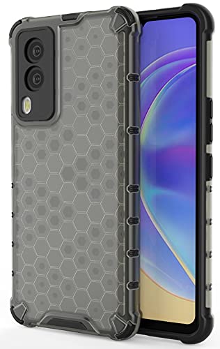 Image of Glasgow Back Case Cover Designed for Vivo V21E 5G - Black