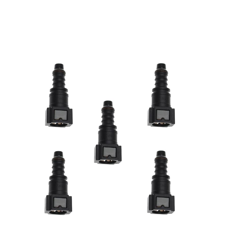 Rxhdumkkxs 5 Pcs Fuel Line Hose Coupler Quick Release Connector 2/5/10X 7.89 Id8 180° Compatible With Carburetor(5 Pcs)