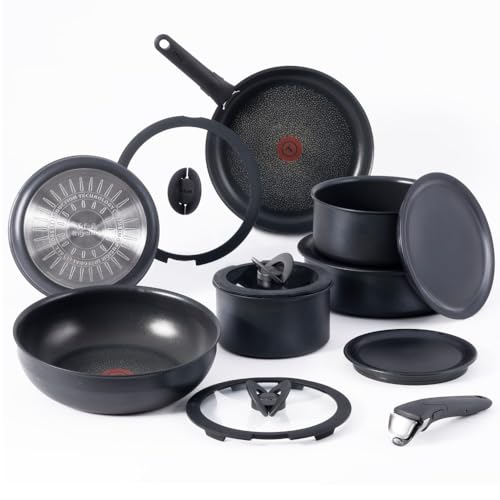 Tfal Ingenio Nonstick Cookware Set 14 Piece, Induction Oven Broiler