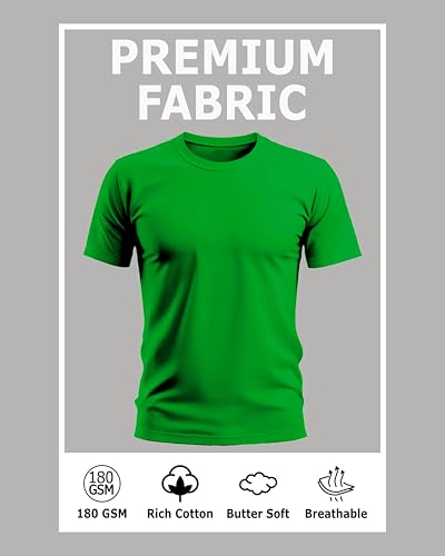 Image of Caseria Men's Cotton Printed T-Shirt -Life is Better Beach | 100% Cotton | Half Sleeves | Regular Fit | Printed | Round Neck | Graphic T Shirt