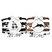 Produktbild Bestchong Blue Ocean Streamline Schwimmendes Delfin-Armband mit Handschlaufe aus Leder mit Kirschmotiv, Doppelset