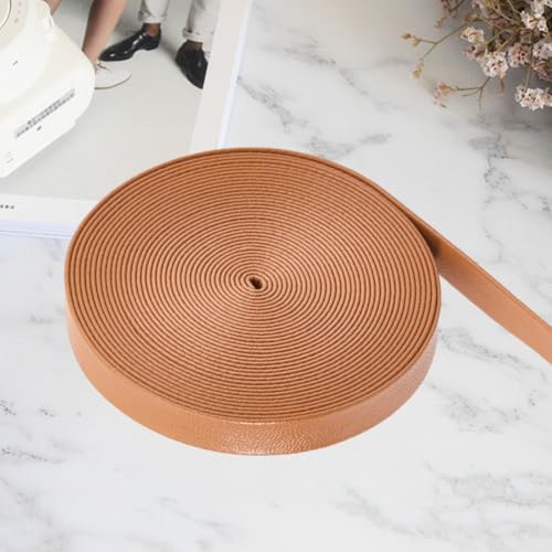 GORGECRAFT 5m*12mm*1mm Bandes de Cuir Pliables Bordures en Cuir PU Texture Peau d'agneau Sangles en Similicuir Fil de Tressage pour Outillage Atelier Fabrication de Bracelets et de Bijoux Pérou – vue 7