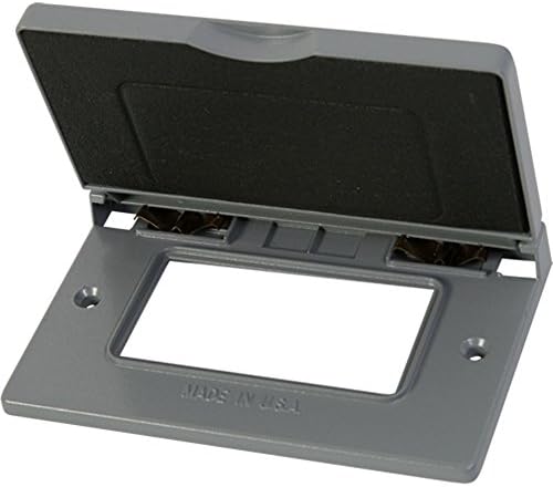 Greenfield CGFIHPS Series Weatherproof Electrical Outlet Box Cover, Gray