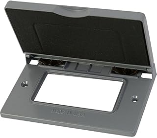 Greenfield CGFIHPS Series Weatherproof Electrical Outlet Box Cover, Gray