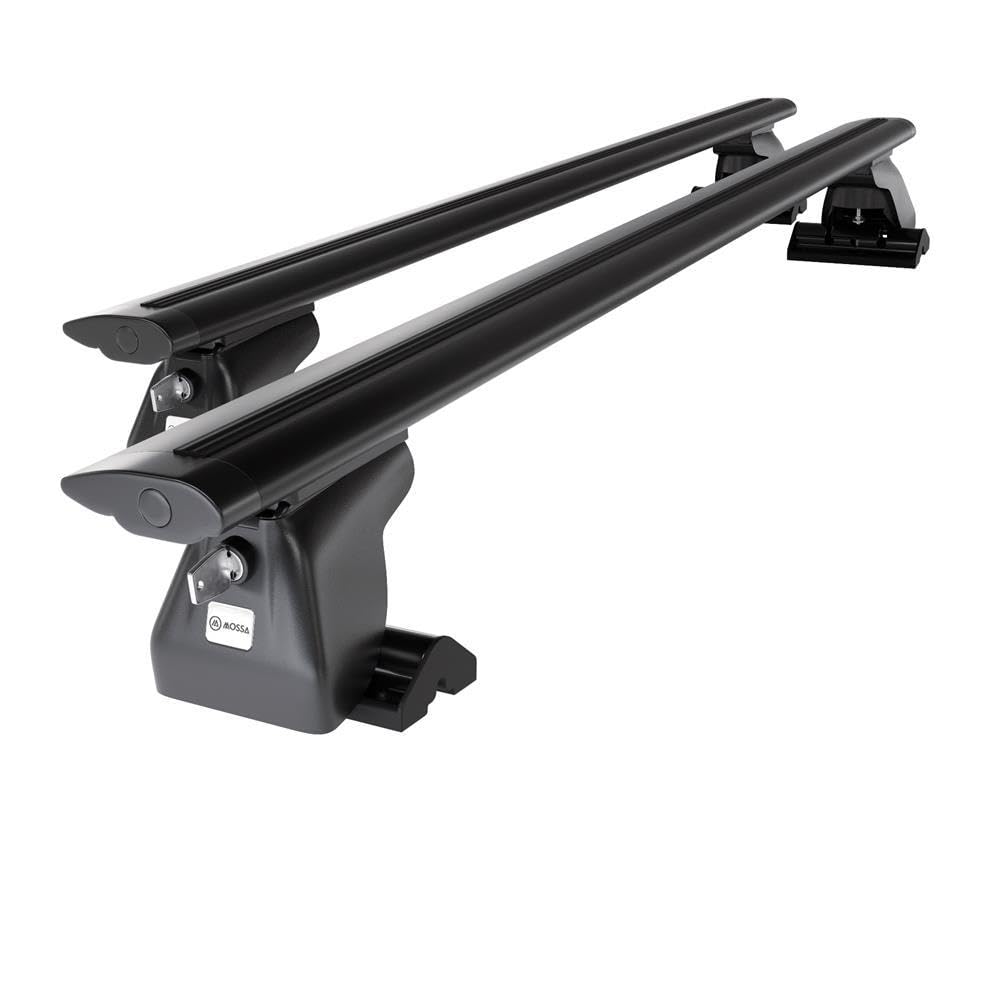 Mossa Portaequipajes de Techo adecuadas para Toyota ProAce II Furgoneta (2016- ) - baca para Coche - Barras para Techo de Coche - Aluminio Negro - Puntos de Montaje 2