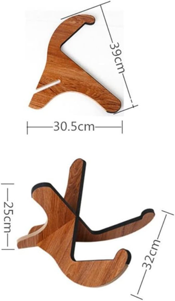 Portable Easy to Carry Wooden Holder Stand Foldable Display Stand Rack for Folk Classical Acoustic Guitar