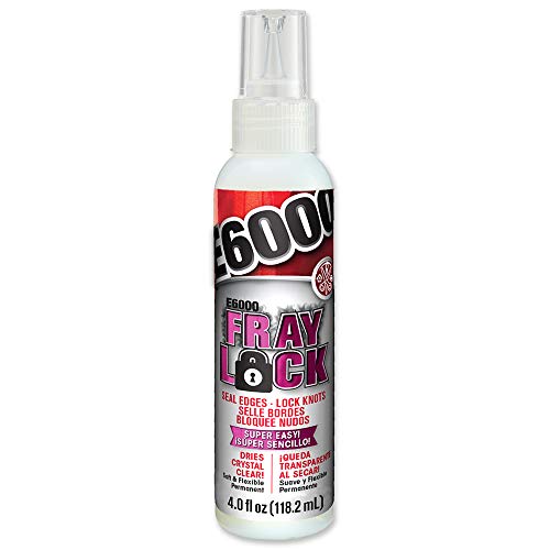 E6000 565204 Fray Lock Adhesive - 4 fl oz Shelf Bottle