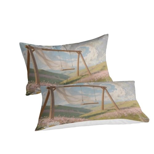 Housse de couette 200x200 Paysage d'Automne en microfibre douce - 3