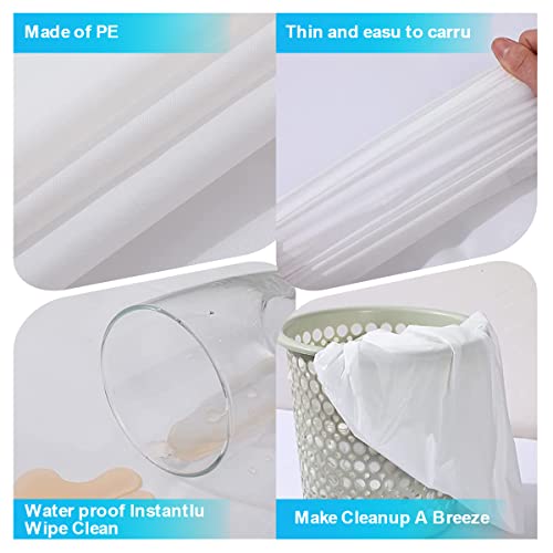 Xiaozhifu 10 tovaglie usa e getta, colore bianco