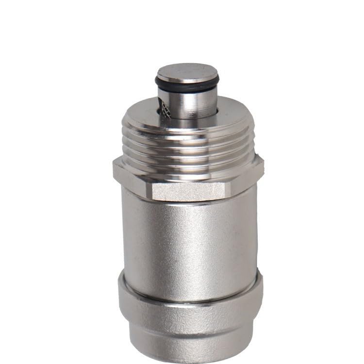 MeevrgR Válvula de escape automática de acero inoxidable para agua caliente y fría, alivio de presión de 10 kgf/cm² g, rosca BSP, DN15/DN20/DN25, máximo 110 °C, material 304
