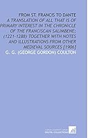 From St. Francis to Dante 1112606122 Book Cover