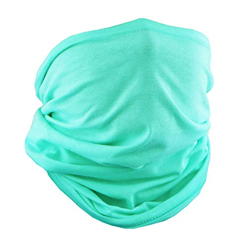 Image of Cotton Face Mask Bandana Tube Scarf Made in America Solid Neck Gaiter