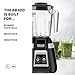 Waring Commercial BB300 Blade 1 HP Blender Toggle Switch Controls with Pulse feature with 48 oz BPA Free Copolyester Stacking Container, 120V, 5-15 Phase Plug ,Black