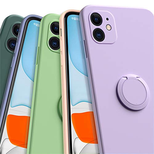 UKDANDANWEI Capa para iPhone 11, anti-arranhões, absorção de choque, fina, rotação de 360 graus, sup