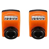 MQODLFP Lot de 2 tours de type 04 avec trou d'arbre de 14 mm, indicateur de position, indicateur de position, tour de machine