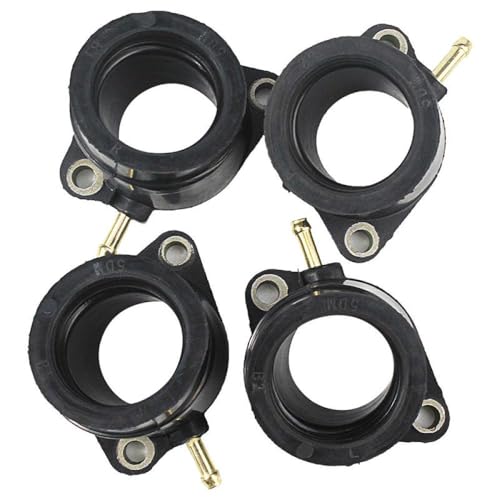 Tobera de admisión de goma FZS600 kit 4 unidades para carburador de motor de motocicleta