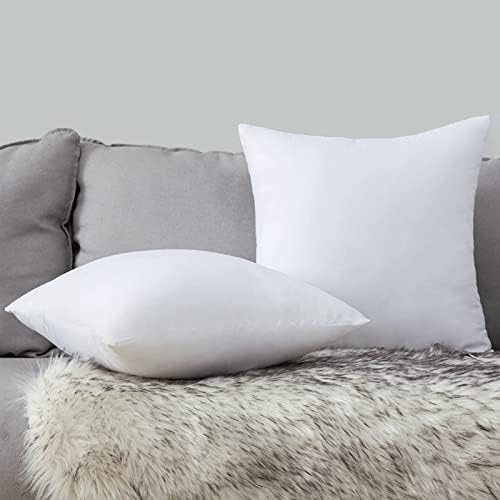 MIULEE Cushion Inserts 40cm x 60cm, Throw Pillow Insert for Sofa/Bed, Decorative Cushion Inner Pads, White Cushion Filler, Rectangle Pillow Stuffer, 16 x 24 Cushion Insert