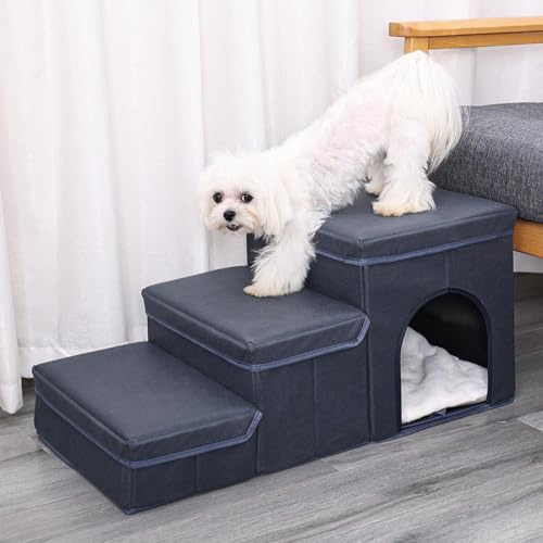 Rampa para perros para cama para facilitar el acceso seguro al sofá o terraza 4