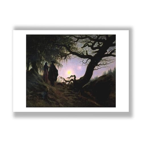 Impression d'art semi-brillante Friedrich grand format Spiffing Prints