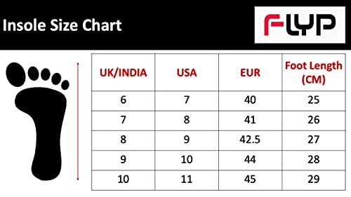 Image of FLYP Memory Foam for Shoes Insole | Shoes Heels for All Shoes | Memory Foam Insoles Shoes Cushion (6, Black)