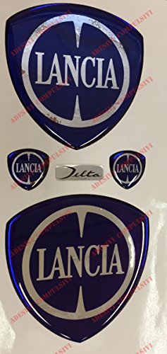 Stemma Lancia Delta Originale – Montante Portiera – Cromato Perfetto – Sostituzione Semplice E Immediata