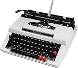 Machine à écrire : réveillez votre esprit d'écriture intérieur avec cette véritable machine à écrire. Les écrivains expérimentés, les débutants et les passionnés de vintage adoreront leur nouvel instrument d'écriture. Ce modèle est facile à utiliser et convient à ceux qui n’ont jamais utilisé de machine à écrire.