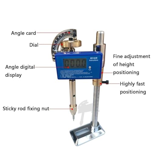 Rectificadora de piedras preciosas, amoladora plana digital de 0 a 2800 rpm con luz LED, controles de ángulo y altura, pulidora de joyas de bajo ruido para gemas y metales preciosos