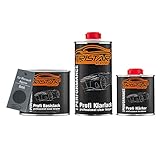 TRISTARcolor Peinture voiture Kit pot prêt à la pulvérisation pour Renault/Alpine B66 Gris Eclipse Metallic/Eclipsegrijs Metallic Peinture de base + vernis clair 2K 1,25 L