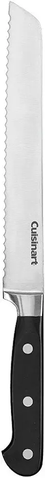 Cuisinart Faca de pão C77TR-8BD coleção de rebites triplos 20 cm, preta