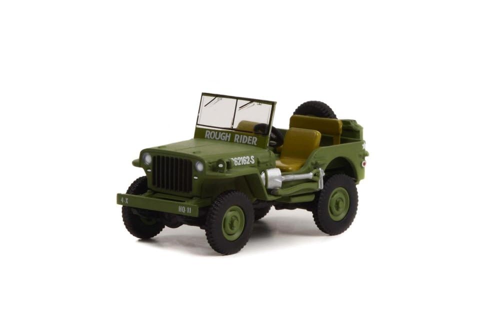 1942 Willys MB Jeep, Green - Greenlight 61020A/48-1/64 Scale