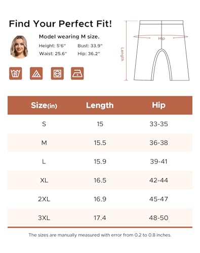 Image of INNERSY Womens Slip Shorts for Under Dresses High Waisted Bike Shorts 3-Pack