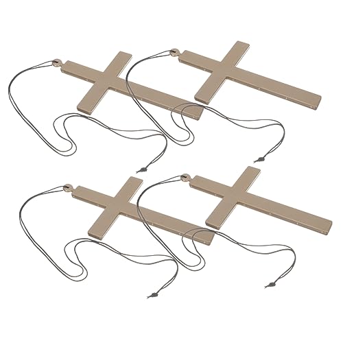 WRITWAA Cruz De Disfraz De Monje Accesorio De Cosplay Cruz De Fiesta Colgante Ligero