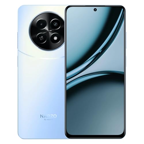 Image of REALME Narzo 70x 5G (Ice Blue, 4GB RAM, 128GB Storage)| Upto 8GB Dynamic RAM Expansion | MediaTek Dimensity 6100+ | 6.56 inch LCD Display | 64MP+2MP | 8MP Front Cam | 5000mAh Battery | 33W Charging