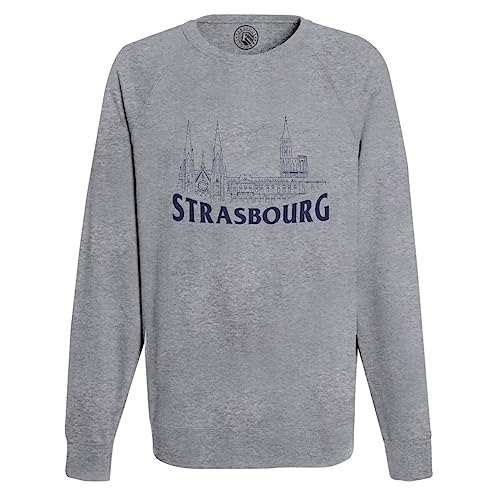 Sweat Strasbourg homme le cadeau parfait pour les passionnés d'histoire de France et de ville