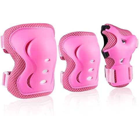 JBM Kids & Adult Knee Pads, Elbow Pads and Wrist Guards Protective Gear for Scootering, Inline Roller Skating, Skateboarding Cover