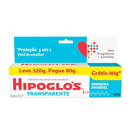 Hipoglós Creme Preventivo de Assaduras Transparente, Leve 120g Pague 80g Hipoglós Creme Preventivo de Assaduras Transparente, Leve 120g Pague 80g