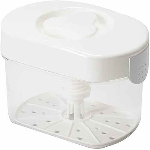 TIKUSAN Prensa de verduras Instant Pickle Maker Tsukemono contenedor rectangular fabricado en Japón sin BPA (2.2L)