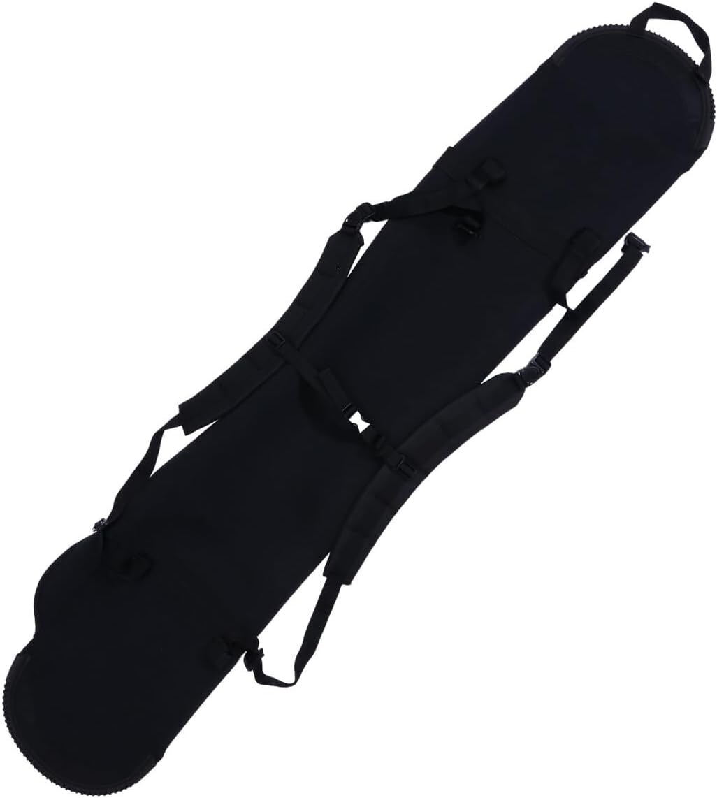 Holibanna Black Snowboard Cover Bag Protection Extra Storage Pocket Portable Ski Gear Sleeve for Travel and Storage Dirt-resistant