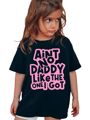 COZYEASE Girl's Crewneck Letter Graphic T-Shirt Short Sleeve Cute Shirt Summer Casual Top for Young Girls