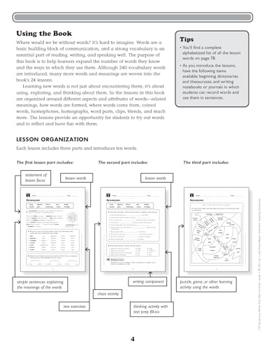 240 Vocabulary Words Kids Need to Know, Grade 4: 24 Ready-to-reproduce Packets That Make Vocabulary Building Fun & Effective - Image 3