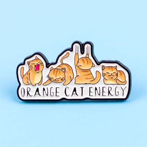 Image of Cute Enamel Pins Cartoon Lapel Pin Brooch Badge for Backpack Jackets Funny Tiger Pins for Gift Anime Enamel Pin for Clothing Hat Decoration